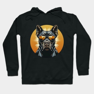 Pitbull Sunset Serenade - Dog Hoodie